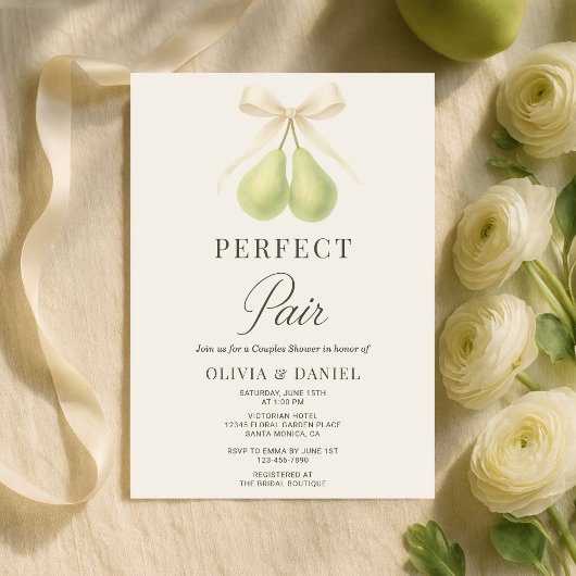 Invitation Douche de Couple Parfait