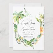 Invitation Douche de couples d'été (Devant)