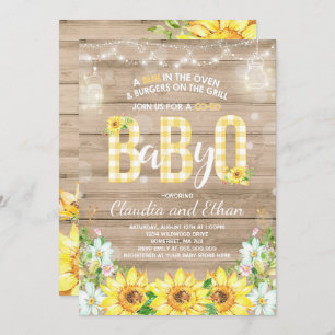 Invitation Douche de couples du bébé Q d'invitation de baby