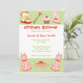 Invitation Douche de cuisine (Debout devant)