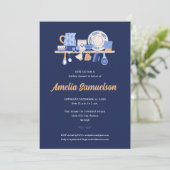 Invitation Douche de cuisine (Debout devant)