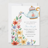Invitation Douche de la fête du thé nuptiale (Devant)
