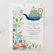 Invitation Douche de la fête du thé nuptiale (Devant)