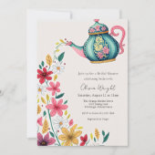 Invitation Douche de la fête du thé nuptiale (Devant)