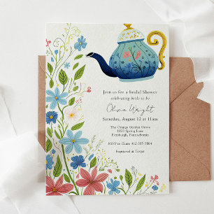 Invitation Douche de la fête du thé nuptiale
