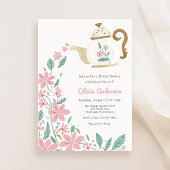 Invitation Douche de la fête du thé nuptiale
