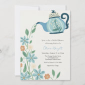 Invitation Douche de la fête du thé nuptiale (Devant)