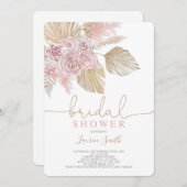 Invitation Douche de la mariée du désert (Devant / Derrière)