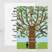 Invitation Douche de Mariage (Devant / Derrière)