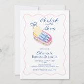 Invitation Douche de Mariage aux Sardines 'Packed with Love' (Devant)