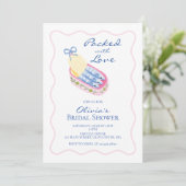 Invitation Douche de Mariage aux Sardines 'Packed with Love' (Debout devant)