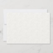 Invitation Douche de mariée moderne (Dos)