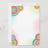 Invitation Douche de moyenne de Nacho d'invitation de baby (Dos)