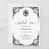 Invitation douche de nuptiale à fleurs vintages (Devant)