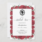 Invitation douche de nuptiale à fleurs vintages (Devant)
