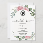 Invitation douche de nuptiale à fleurs vintages (Devant)