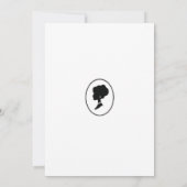 Invitation douche de nuptiale à fleurs vintages (Dos)