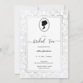 Invitation douche de nuptiale à fleurs vintages (Devant)