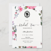 Invitation douche de nuptiale à fleurs vintages (Devant)