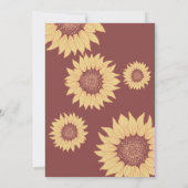 Invitation Douche de nuptiale rétro-occidentale (Dos)