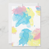 Invitation Douche de peinture (Dos)