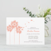 Invitation Douche de pissenlit/invitation de flottement de (Debout devant)