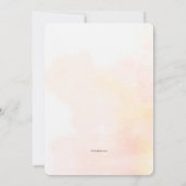 Invitation Douche de Roses en Fleurs (Dos)