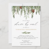 Invitation Douche d'hiver par Mail pin neutre genre (Devant)