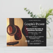 Invitation Douche d'un couple de guitares russe moderne (Debout devant)