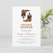 Invitation Douche en couple sauvage Western (Debout devant)