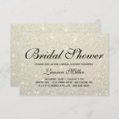 Invitation - Douche Fab Glit Gold Blanc (Devant / Derrière)