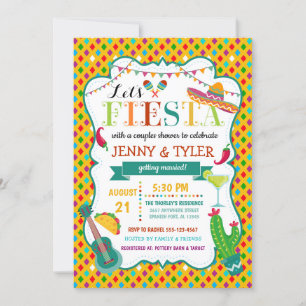 Invitation Douche Fiesta Couples