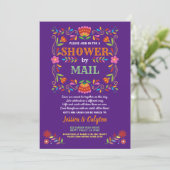 Invitation Douche Fiesta par courrier douche à distance (Debout devant)