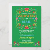 Invitation douche Fiesta par mail douche longue distance mexi (Devant)