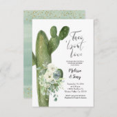 Invitation Douche Fiesta Taco mexicaine sur les couples amour (Devant / Derrière)