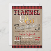 Invitation Douche Flannel et Fizz Couples (Devant)