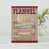 Invitation Douche Flannel et Fizz Couples (Debout devant)