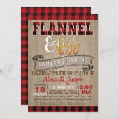 Invitation Douche Flannel et Fizz Couples (Devant / Derrière)