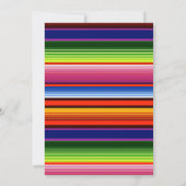 Invitation DOUCHE Florale Aquarelle Mexicaine (Dos)