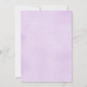 Invitation Douche florale de brunch de bébé de fille de (Dos)