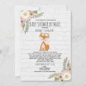Invitation Douche Florale Dusty Par Mail Fox (Devant)