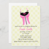 Invitation Douche Lingerie (Devant / Derrière)