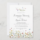 Invitation Douche Lingerie Lingerie Fleur Fleur Fleur Fleur S (Devant)