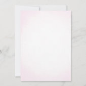 Invitation douche lingerie rose (Dos)