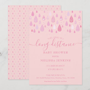 Invitation Douche Longue Distance / Sprinkings By Mail