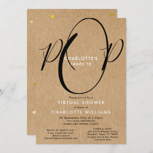 Invitation Douche longue distance virtuelle en ligne par cour