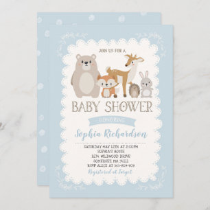 Invitation Douche lunatique d'invitation de baby shower de