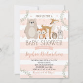 Invitation Douche lunatique d'invitation de baby shower de (Devant)
