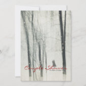 Invitation Douche magique de couples d'amour (Devant)