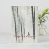 Invitation Douche magique de couples d'amour (Debout devant)